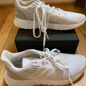 White adidas sneakers